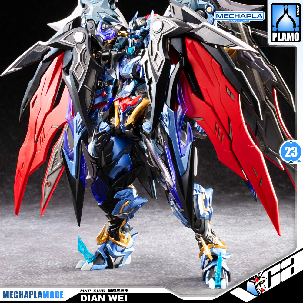 Motor Nuclear 摩动核 MNP-XH16 Dian Wei 典韦 Metal Build Structure Action Figure Model Toy Kit VCA Gundam Singapore