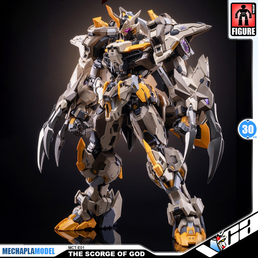 Moshowtoys 模寿 MCT-E01 The Scourge of God 至臻级·上帝之鞭 Premium Metal Build Structure Large Scale Action Figure Model Toy VCA Gundam Singapore