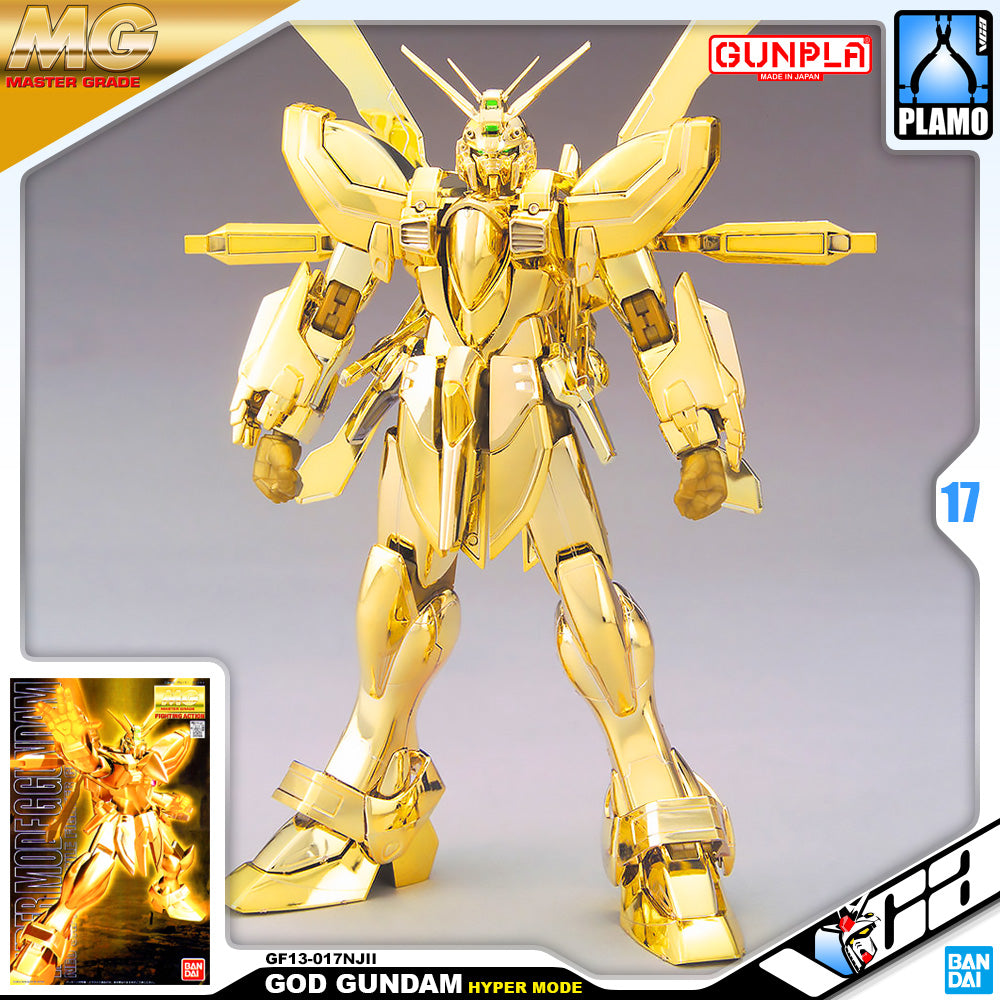 Bandai® Gunpla Master Grade 1/100 MG G GOD GUNDAM Hyper 模式 (金色涂层) – VCA ...