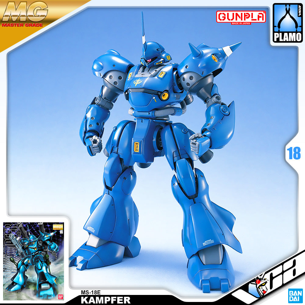 Bandai Gunpla Master Grade 1/100 MG MS-18E Kampfer Plastic Model Action Toy VCA Gundam Singapore