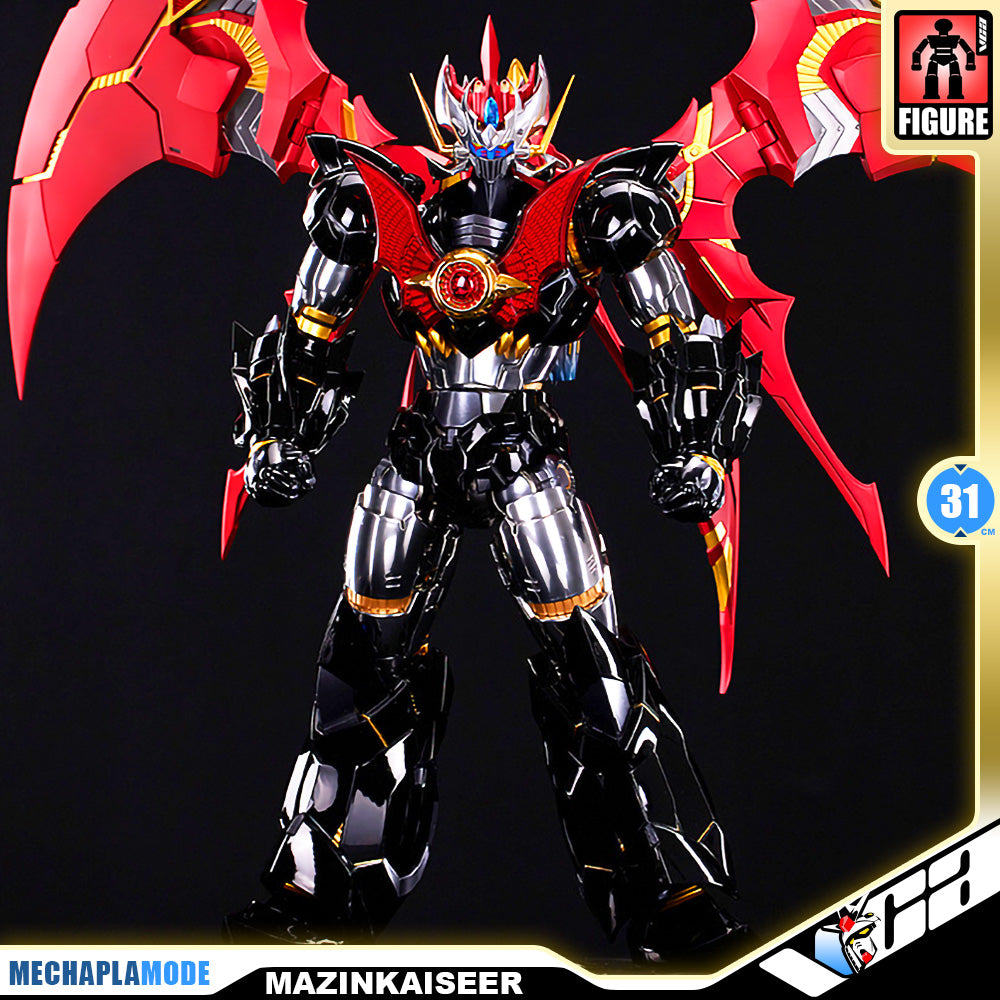 Blitzway Carbotix Super Robot Wars Mazinkaiser Chrome Plated Version 魔神凯撒 镀铬版 Premium Metal Build Structure Action Figure VCA Gundam Singapore