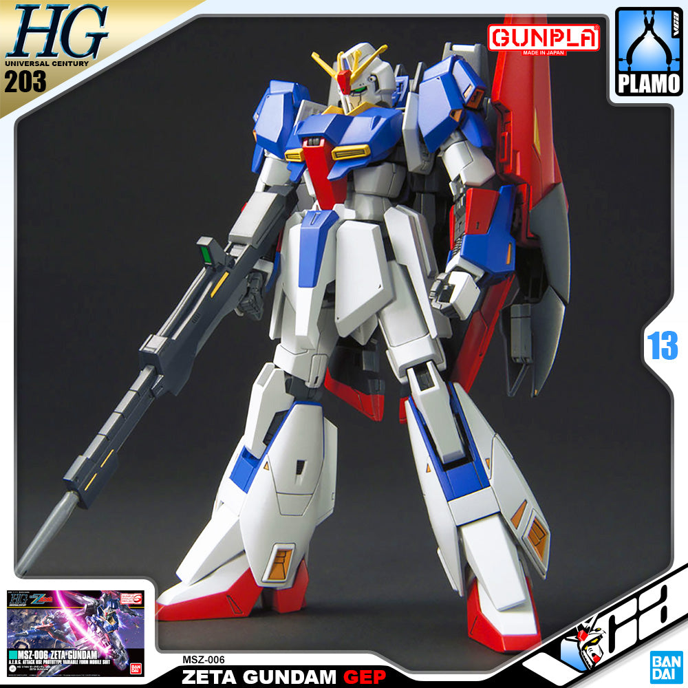 Bandai Gunpla High Grade Universal Century HGUC 1/144 HG Zeta Gundam GEP Action Figure Model Toy Kit VCA Singapore