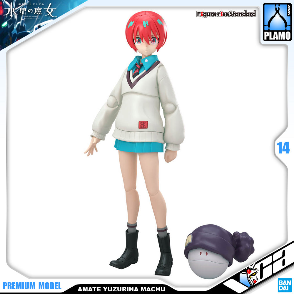 Bandai Namco Figure-rise Standard GQuuuuuuX FRS Amate Yuzuriha Pilot Action Figure Model Toy Kit VCA Gundam Singapore
