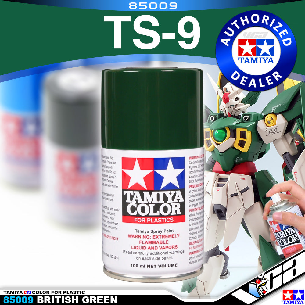 Tamiya 85009 TS-9 British Green Spray Paint Can 100ml