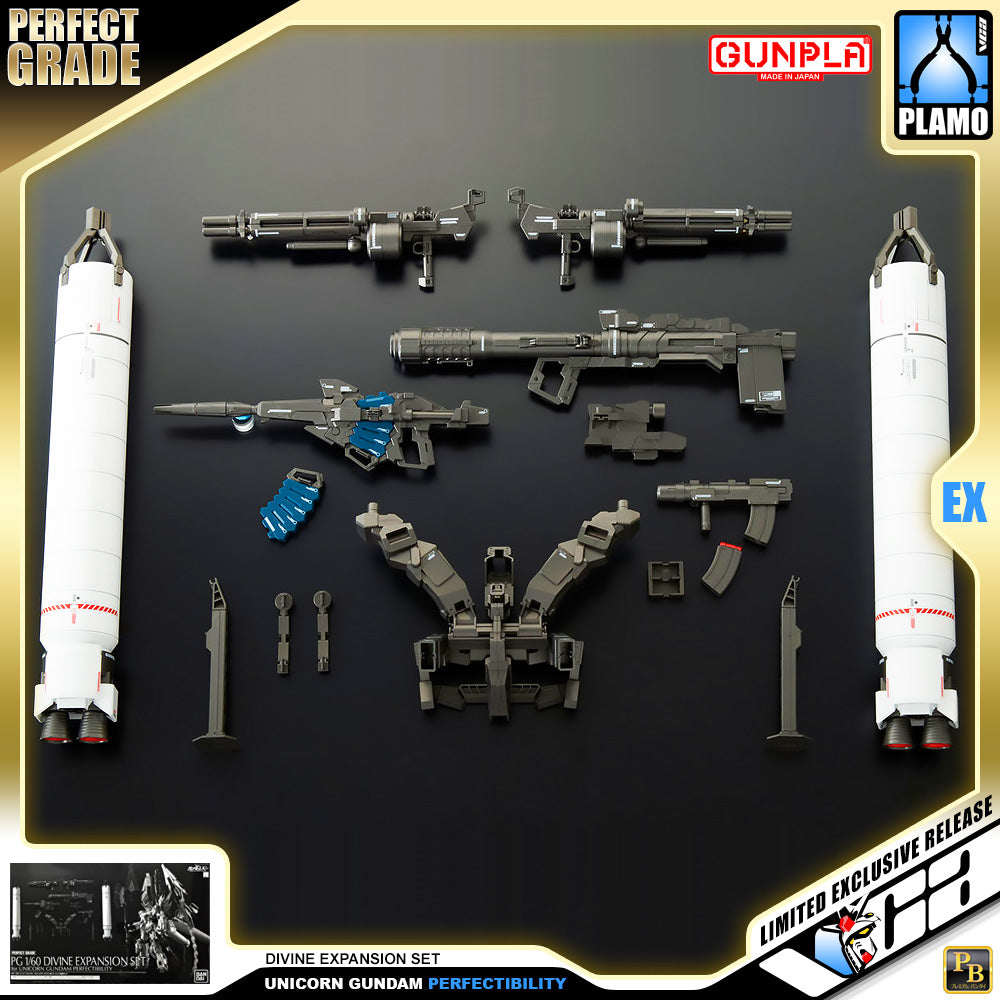 Premium Bandai Perfect Grade 1/60 PG Divine Expansion Set for Unicorn Gundam Perfectibility Action Figure Model Toy Kit VCA Singapore
