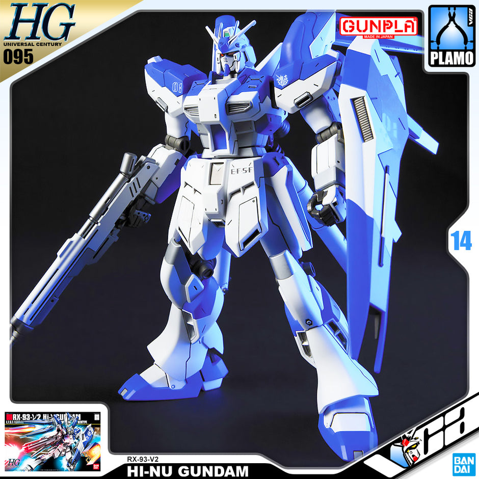 Mg Gundam Bandai RG 1/144 RX-93-V2 Hi-Nu Gundam E.F.S.F.