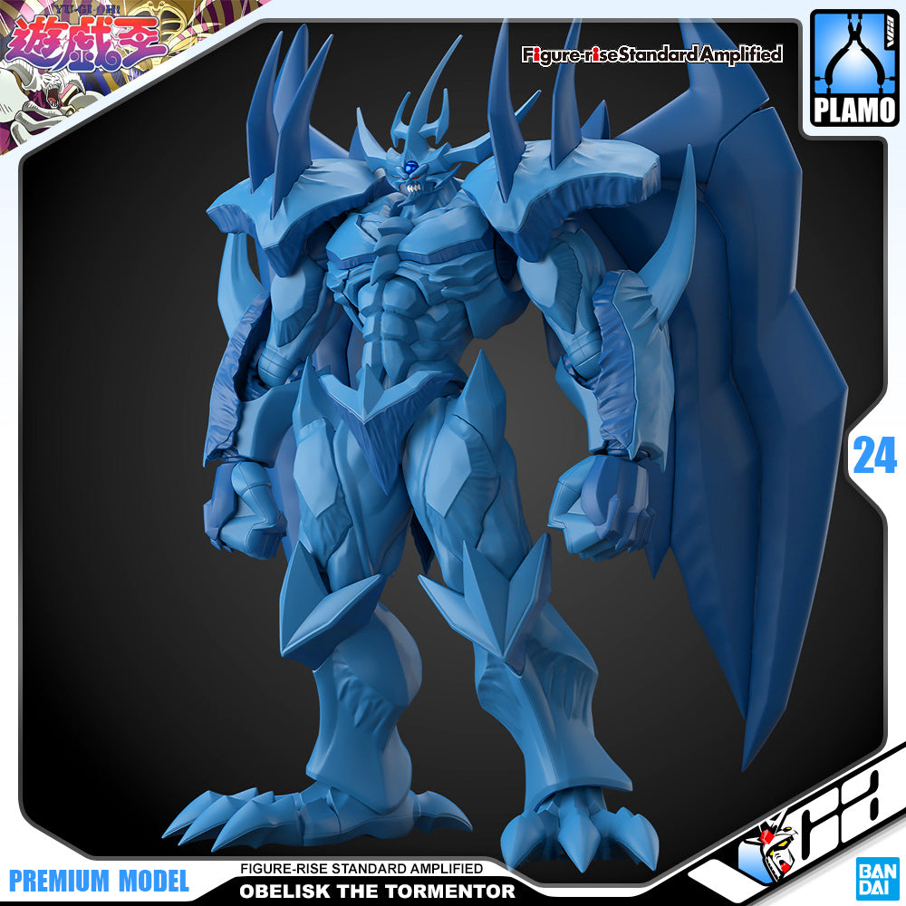 Bandai Yu Gi Oh Figure Rise Standard Amplified Egyptian God Obelisk The Tormentor Action Figure Model Kit Toy VCA Gundam Singapore