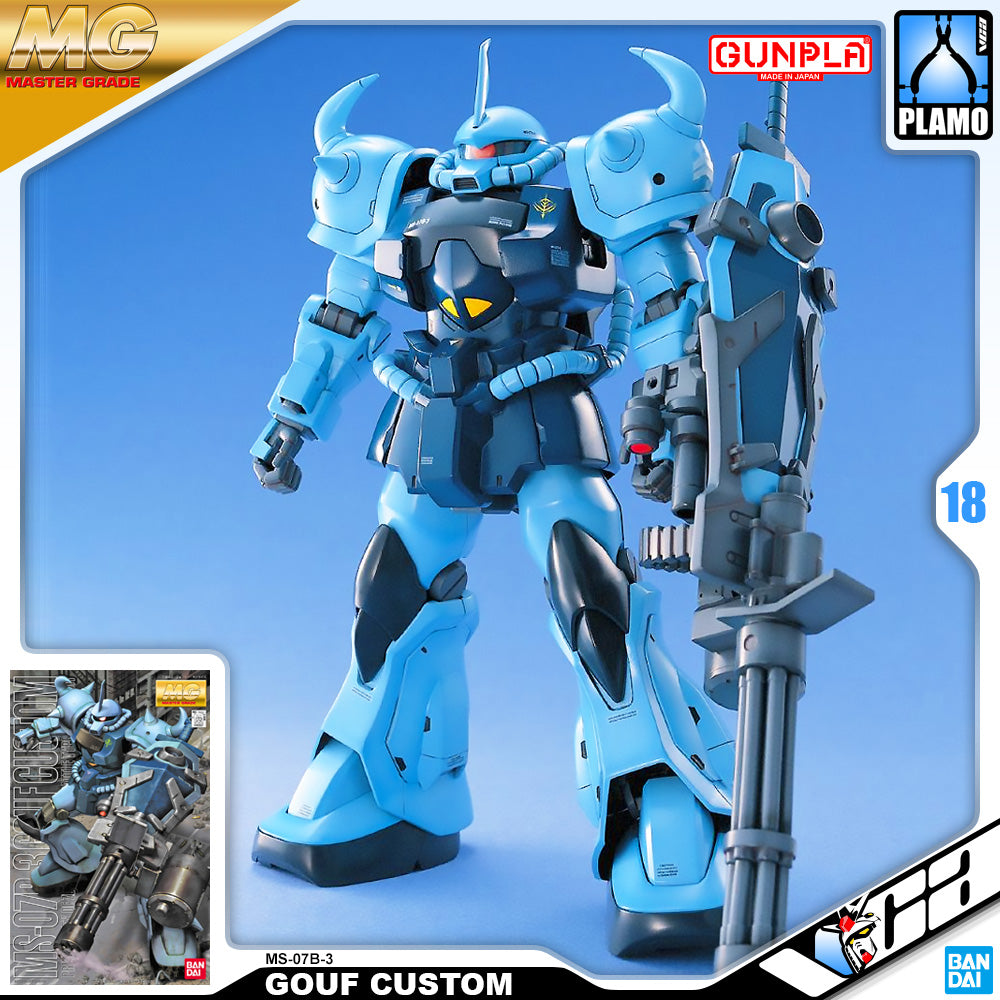 Bandai Gunpla Master Grade 1/100 MG MS-07B-2 Gouf Custom Plastic Action Model Toy VCA Gundam Singapore