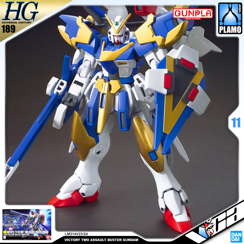Bandai Gunpla High Grade Universal Century HGUC 1/144 HG Victory Two Assault Buster Gundam Plastic Model Toy VCA Singapore