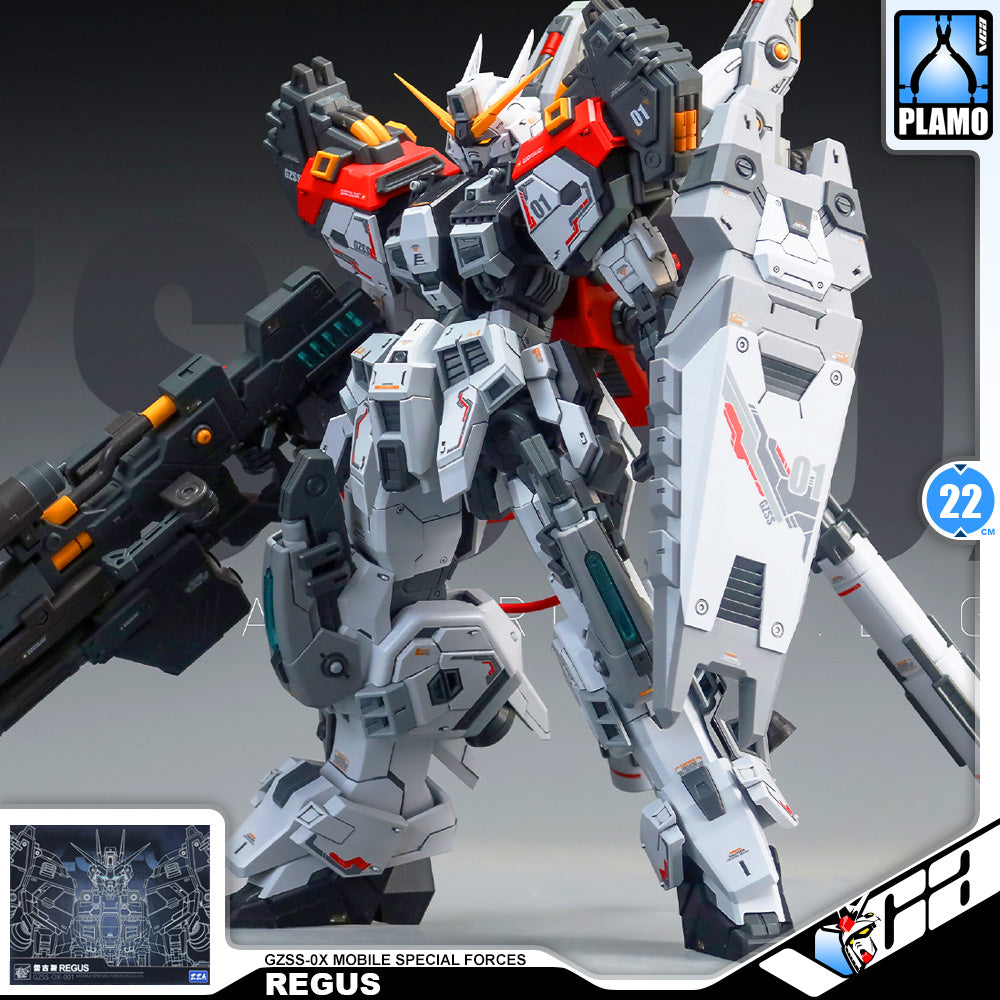ZZA Regus 雷古斯 Action Figure Model Toy Mechapla Kit VCA Gundam Singapore