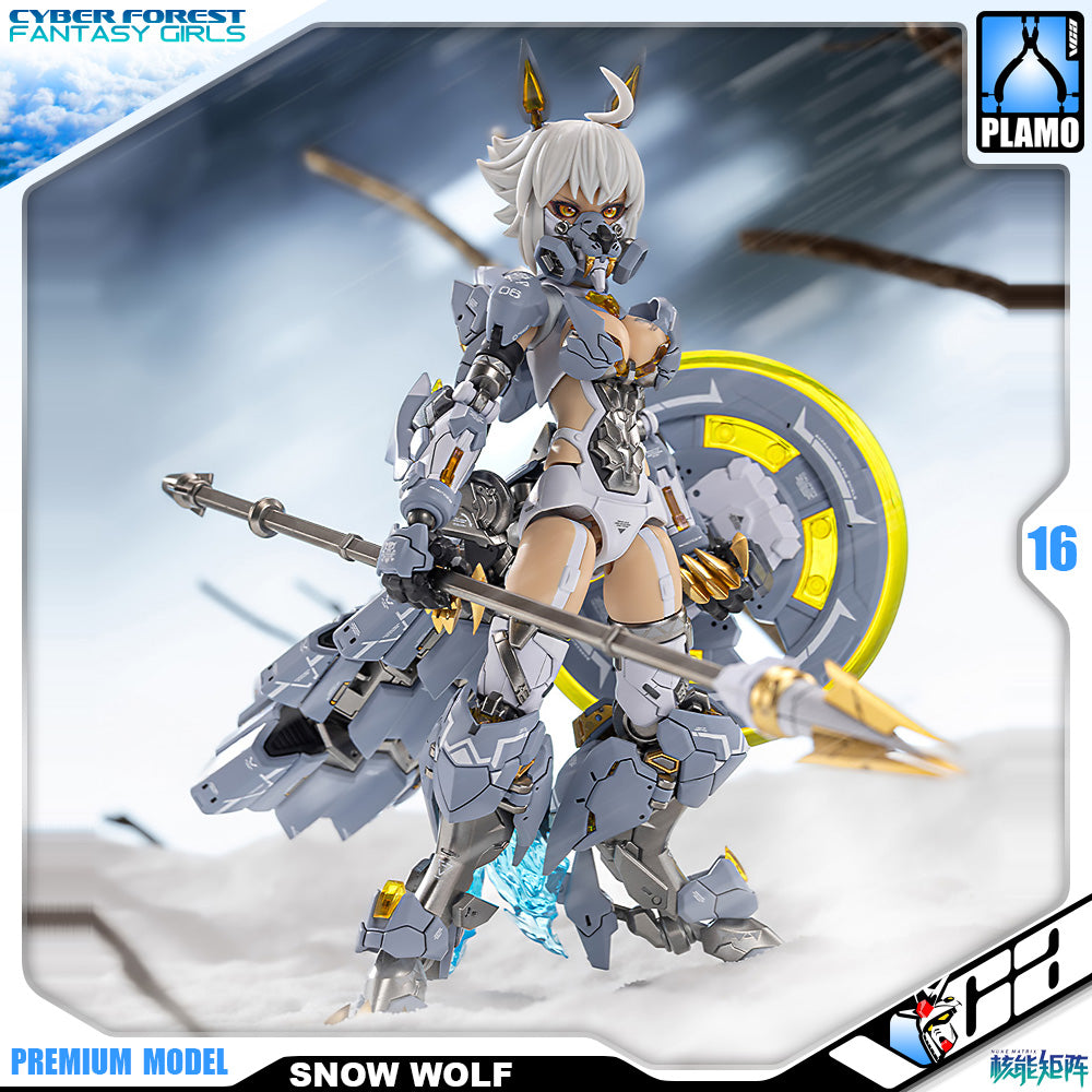 Nuke Matrix Cyber Forest Fantasy Girls Mad Wolf Carolina Rolphe Model Action Figure Toy Kit VCA Gundam Singapore