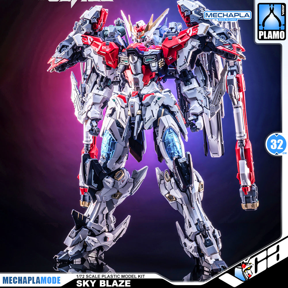 Animester x Infinite Dimension 核金重构×无限维度 核心晶者 1/72 Sky Blaze 03号机-轰天号 Perfect Grade PG Action Figure Model Toy Kit VCA Gundam Singapore