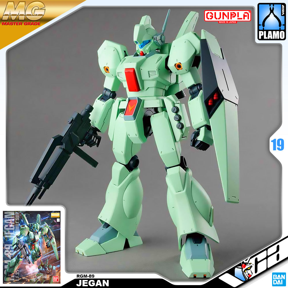 Bandai Gunpla Master Grade 1/100 MG RGM-89 Jegan Plastic Model Action Figure Toy VCA Gundam Singapore