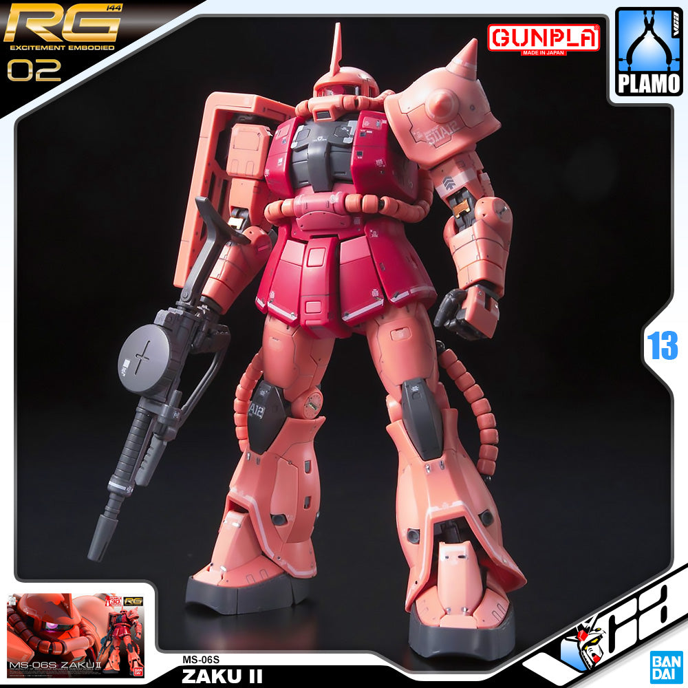 Bandai Hobby S-06F ZAKU II Ver 20 Bandai aster Grade Figura de acción Bandai Hobby S-06F ZAKU II Ver 20 Bandai aster Grade Figura de acción