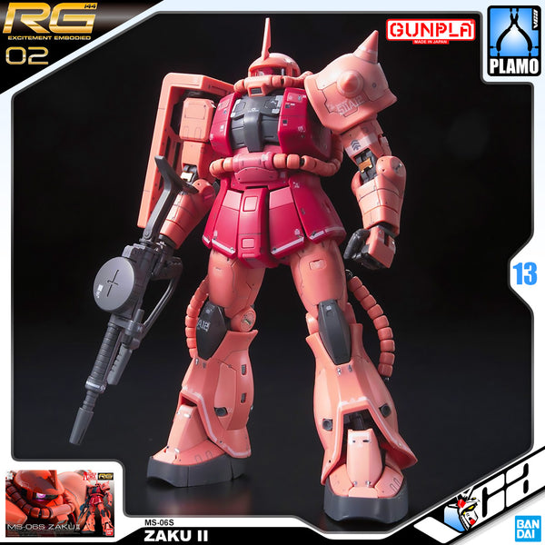 Bandai® Gunpla Real Grade RG MS-06S ZAKU II – VCA Gundam 