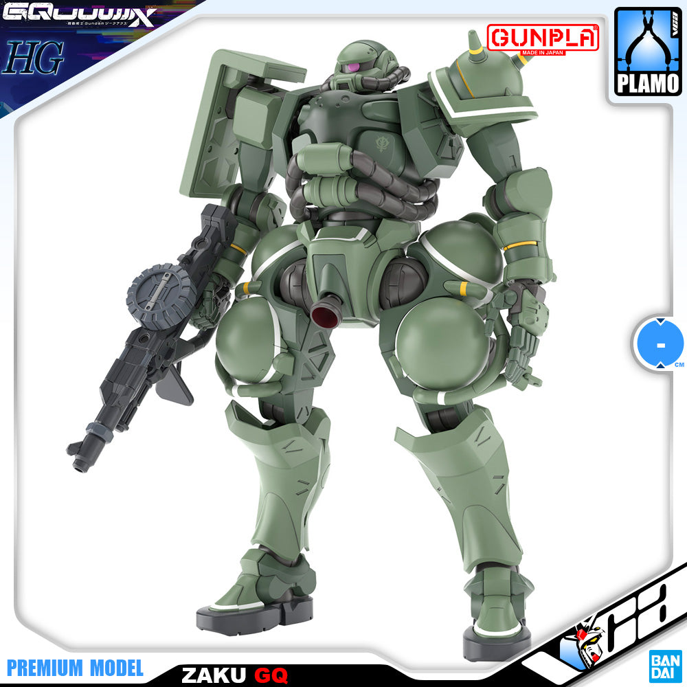 Bandai Gunpla High Grade GQuuuuuuX HG Zaku GQ Plastic Model Action Figure Toy Kit VCA Gundam Singapore