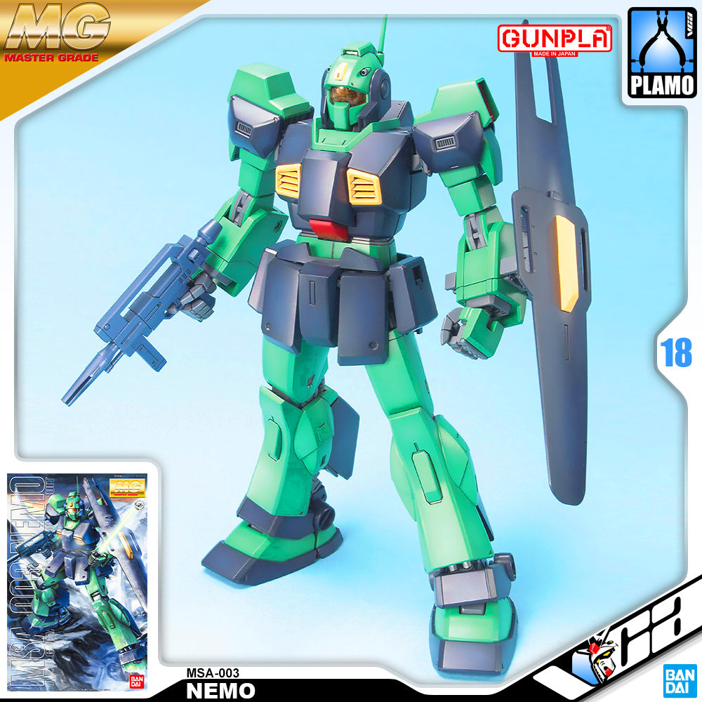 Bandai Gunpla Master Grade 1/100 MG MSA-003 NEMO Plastic Model Toy VCA Gundam Singapore