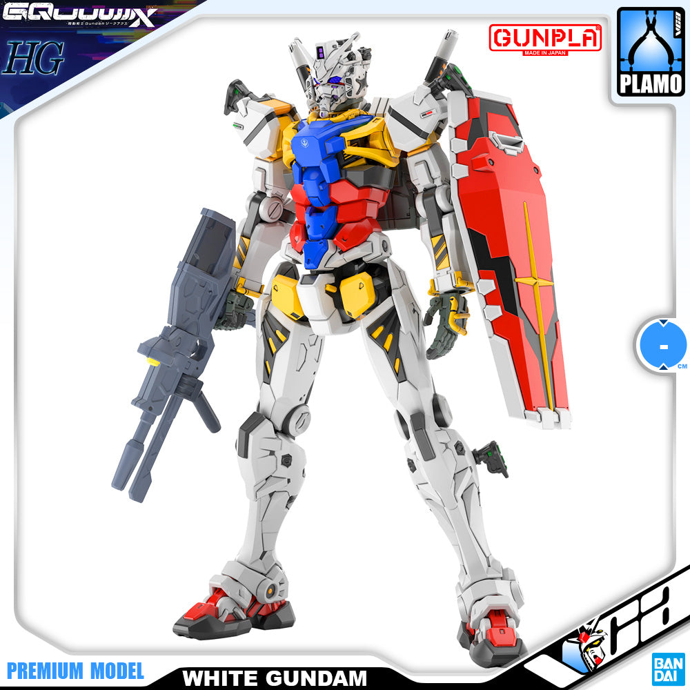 Bandai Gunpla High Grade GQuuuuuuX HG White Gundam GQ Plastic Model Action Figure Toy Kit VCA Singapore