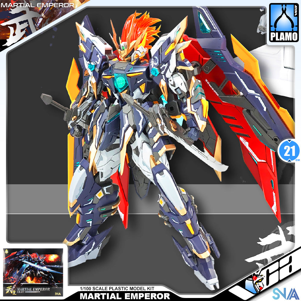 SNAA 模型 Master Grade 1/100 MG Martial Emperor 武皇 Plastic Model Action Toy Kit VCA Gundam Singapore