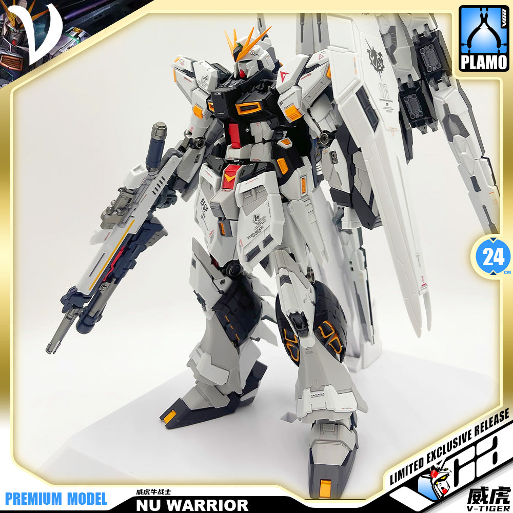 V-Tiger 威虎牛战士 RX-93 Nu Gundam Master Grade MG Metal Build Structure Model Action Figure Kit VCA Singapore