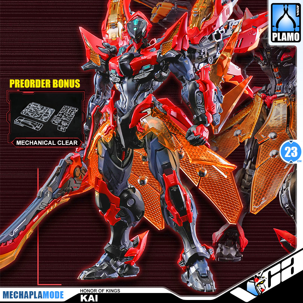 Honor of Kings Animester 大漫匠 Infinite Dimension 无限维度 Kai 铠 - 绛天战甲 Action Figure Model Toy Kit Mechapla VCA Gundam Singapore