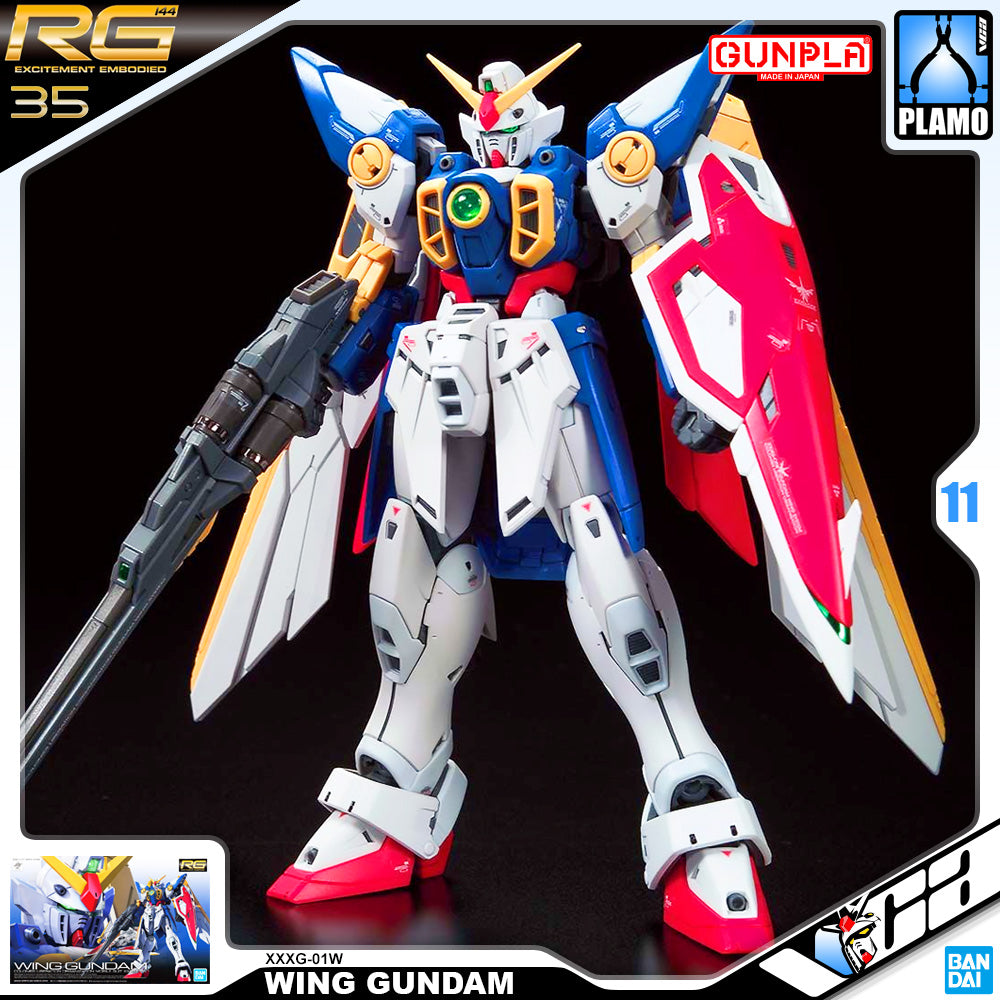 Bandai® 高达模型 Real Grade 1/144 RG XXXG-01W 飞翼高达 – VCA Gundam Singapore