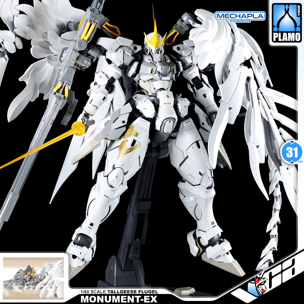 Strange Works 奇怪工作室 Monument-EX 丰碑F型 Tallgeese Flugel Perfect Grade 1/60 Action Figure Mechapla Model Toy Kit VCA Gundam Singapore