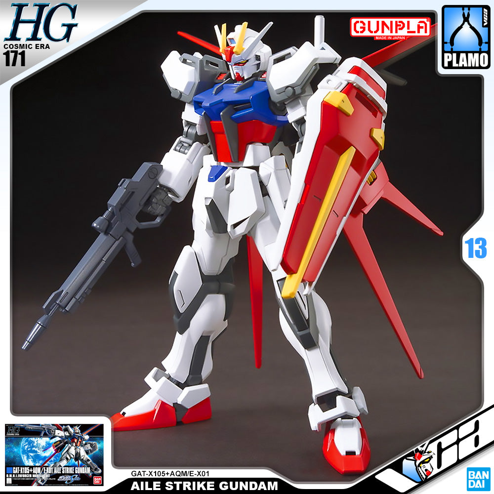 Bandai Gunpla High Grade Cosmic Era HGCE 1/144 HG Aile Strike Gundam Plastic Model Toy VCA Singapore