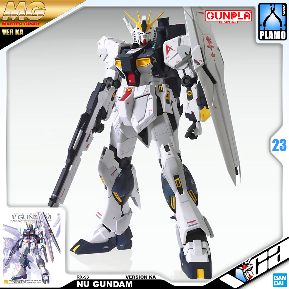 Bandai Gunpla Master Grade 1/100 MG Nu Gundam Ver Ka Plastic Model Action Toy VCA Singapore