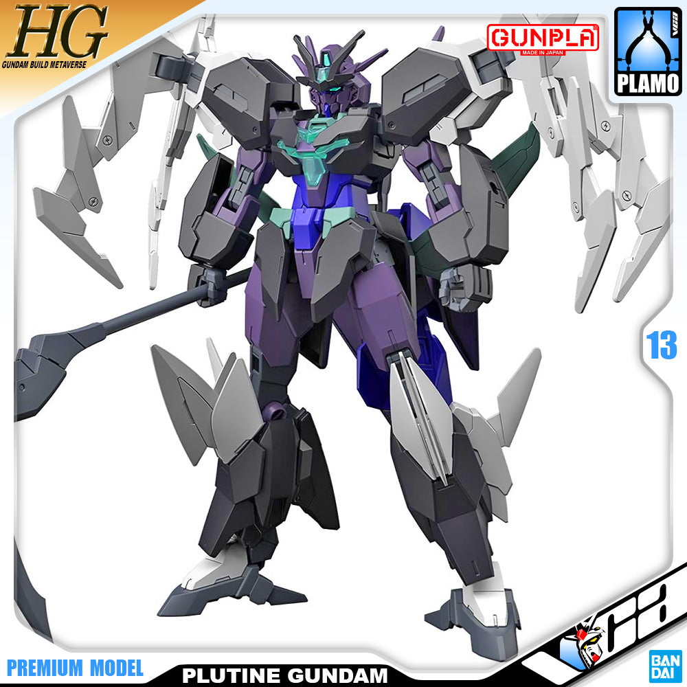 Bandai® Gunpla High Grade Plastic Model Kit HG PLUTINE GUNDAM