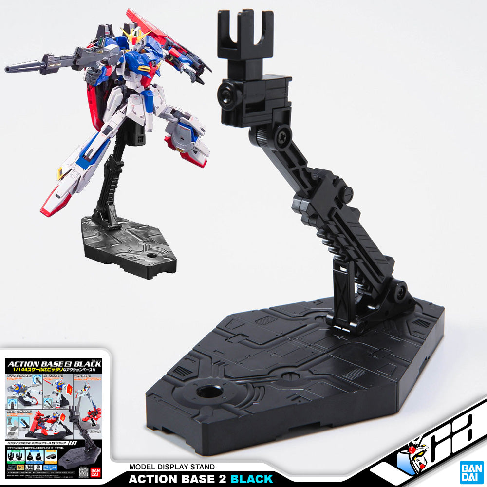 Bandai Display Action Base 2 Black For Plastic Model Action Toy VCA Gundam Singapore