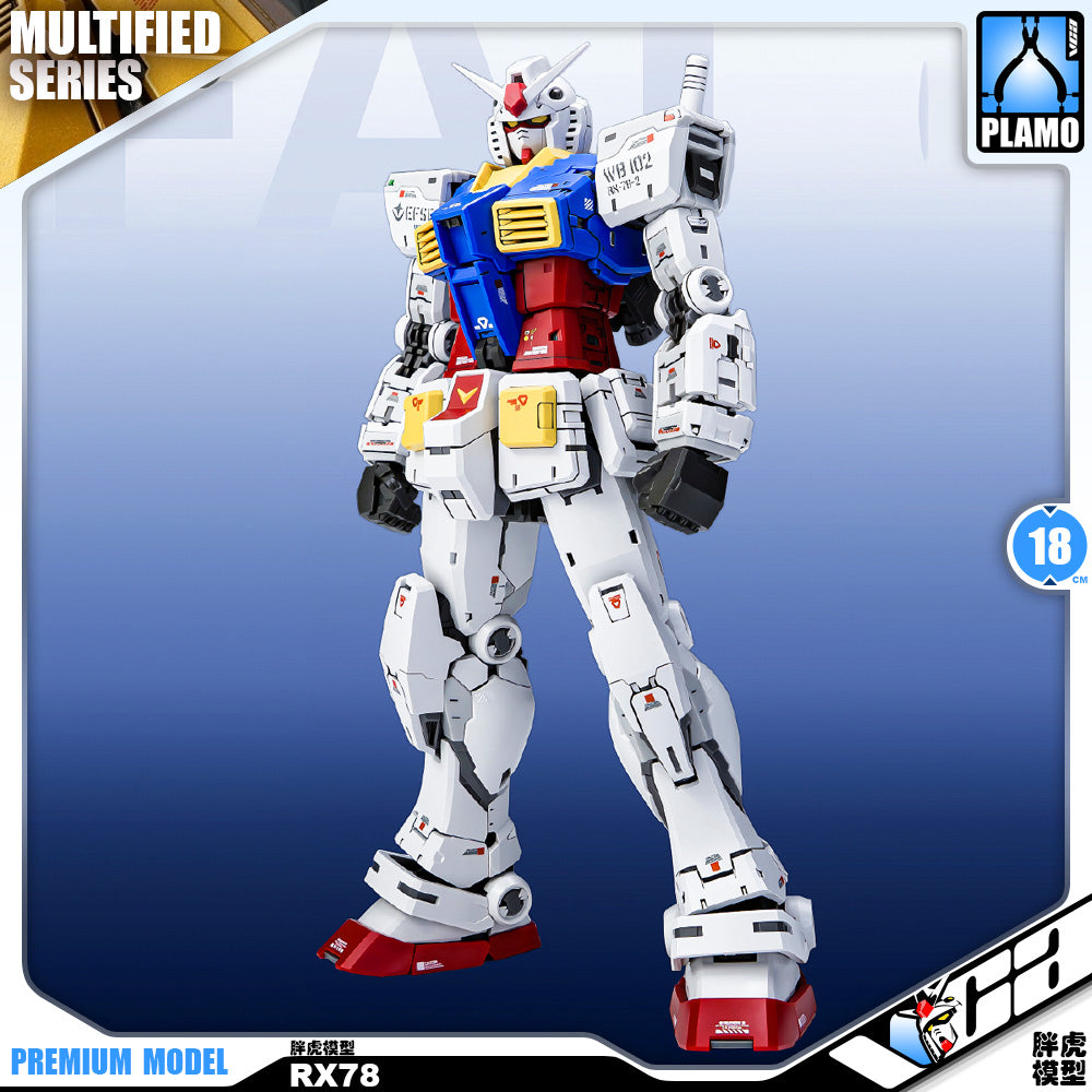 Fat Cat 1/100 AZU RX-78-2 Gundam Real Grade RG Plastic Model Action Toy Kit VCA Singapore