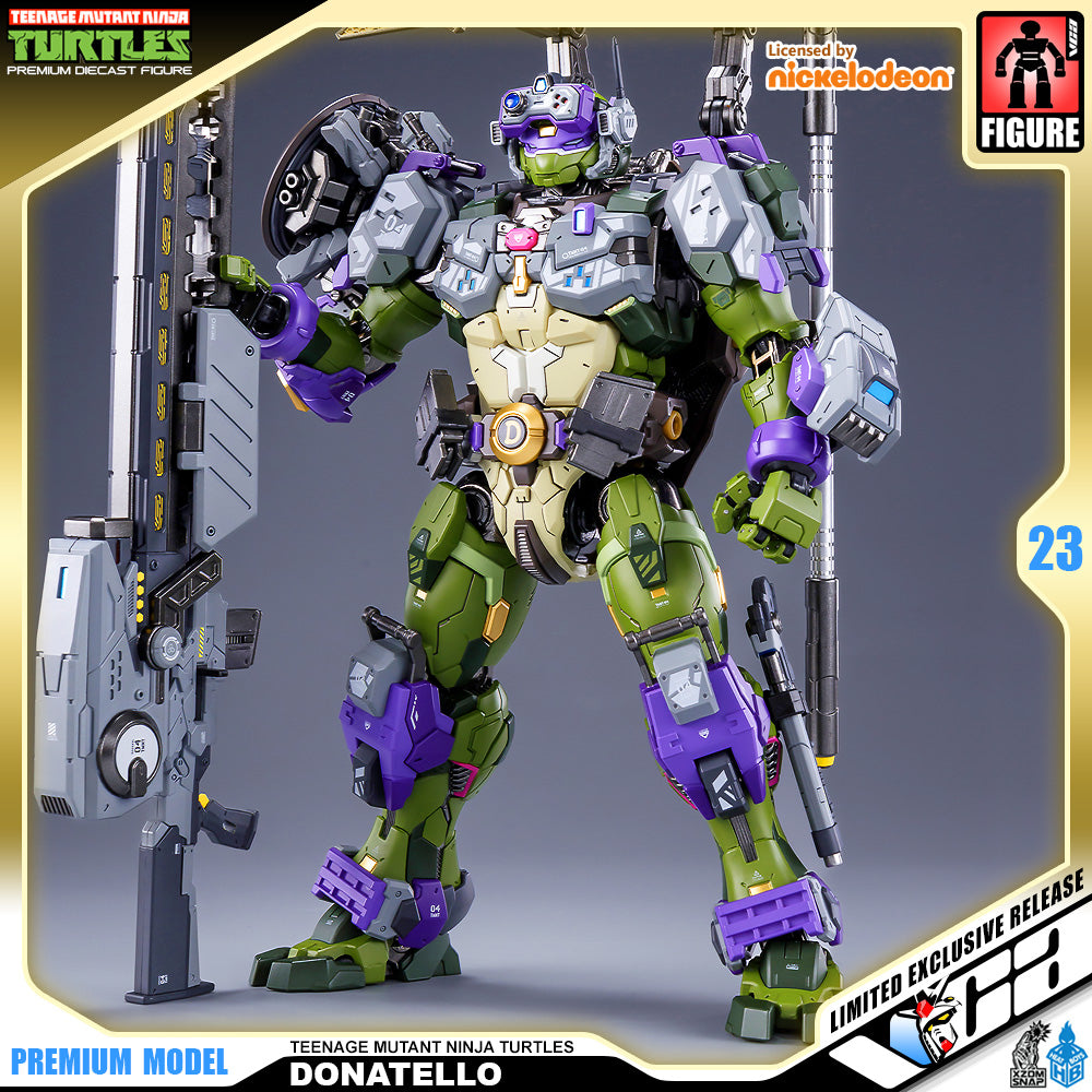 Heat Boys Nickelodeon Teenage Mutant Ninja Turtles Donatello Mecha Metal Structure Premium Action Figure VCA Gundam Singapore