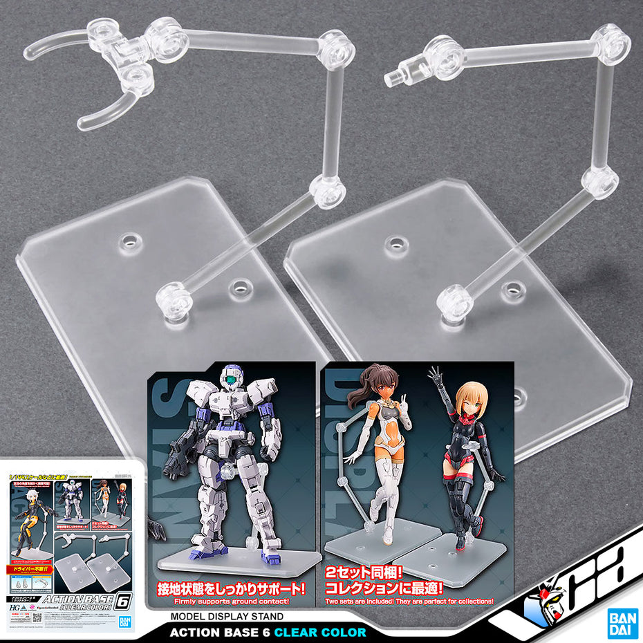 Bandai® GUNPLA® ACTION BASE Display Stands – VCA Gundam Singapore