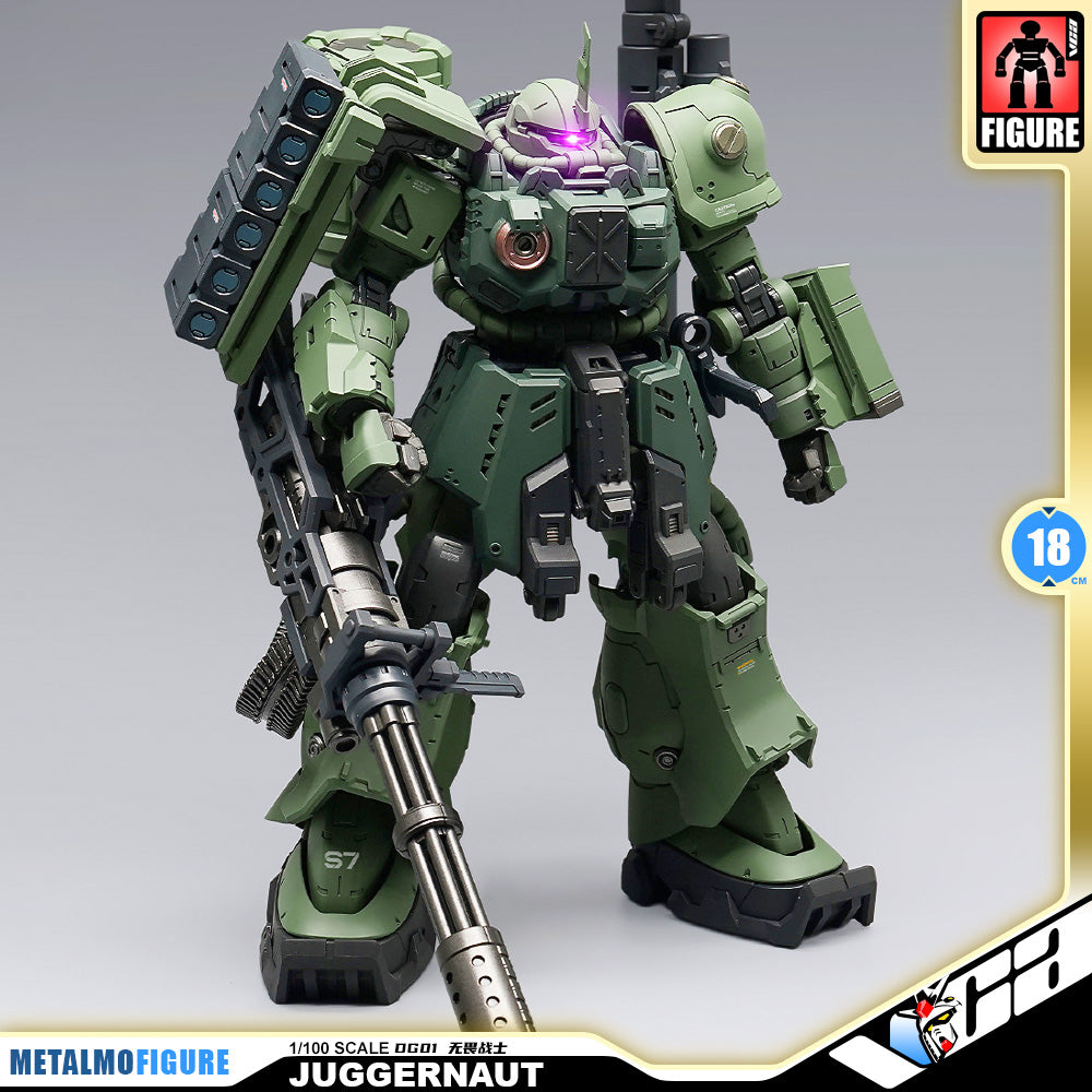 Ohtani Model 大谷模型 Juggernaut-DG01 无畏战士 MS-06 Zaku II Premium Metal Build Structure Action Figure Model Toy VCA Gundam Singapore