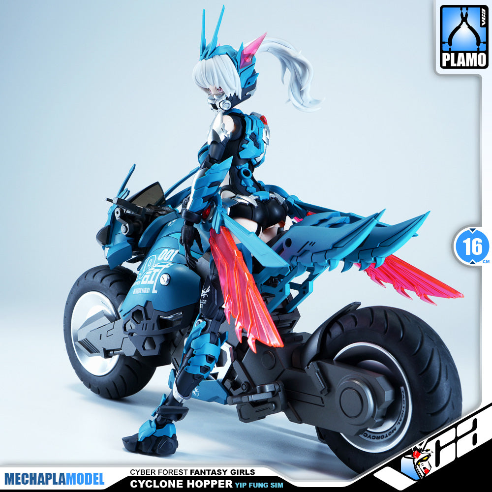 Nuke Matrix 核能矩阵 Cyclone Hopper Yip Fung Sim 飓风飞蝗 叶风婵 Mecha Armor Girl Action Figure Toy Kit VCA Gundam Singapore