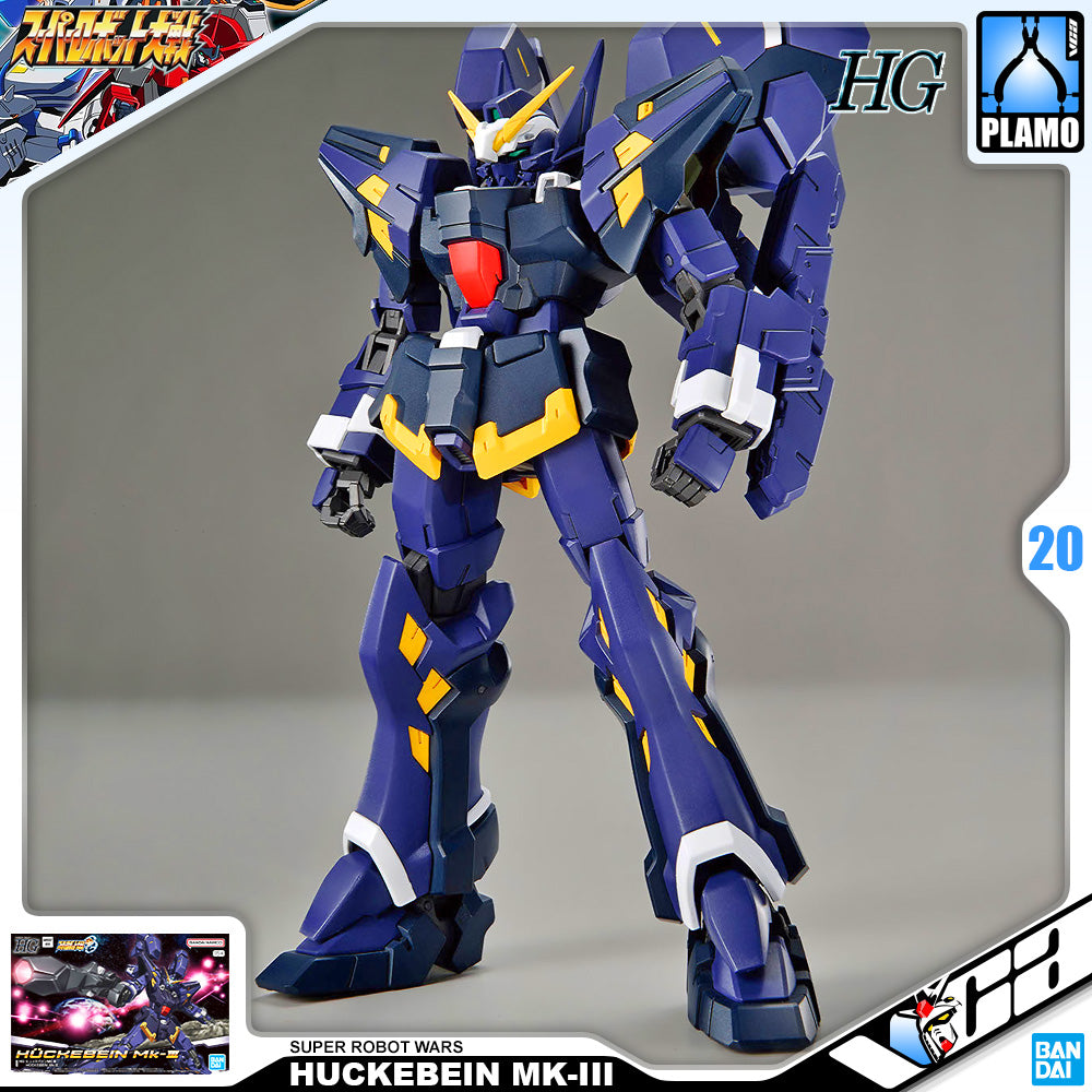Bandai High Grade Super Robot Wars HG Huckebein MK-III Plastic Model Action Figure Toy VCA Gundam Singapore