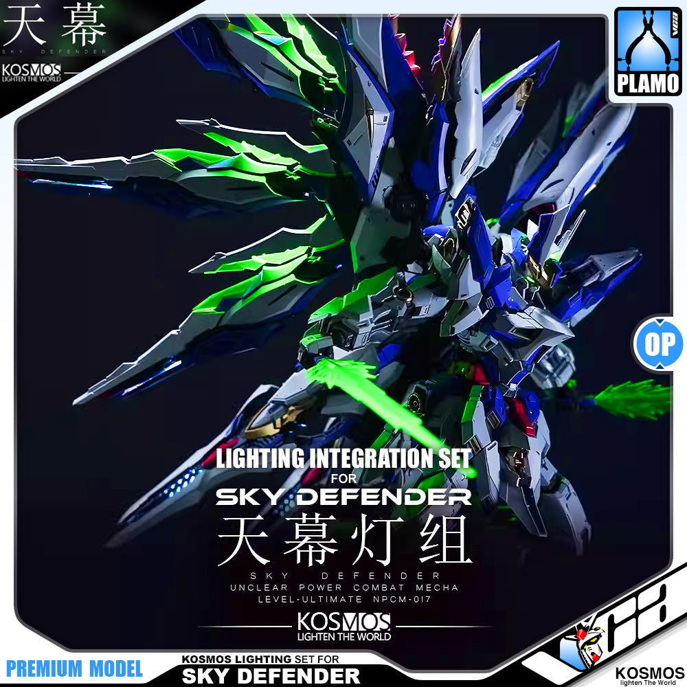 Kosmos Lighting Full System for Einta Industries Sky Defender Plastic Model Action Toy Kit VCA Gundam Singapore