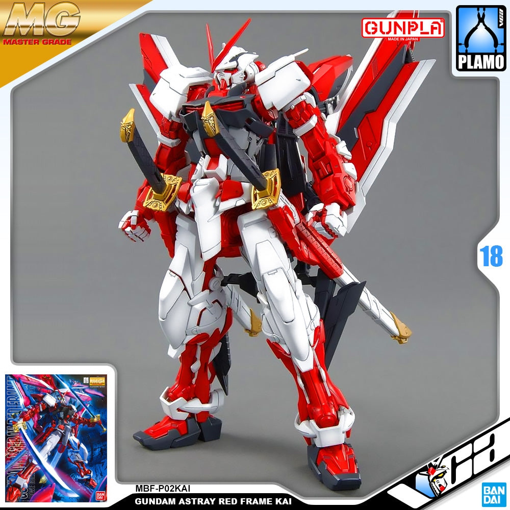 Bandai Master Grade 1/100 MG Gundam Astray Red Frame Kai Plastic Model Toy VCA Singapore