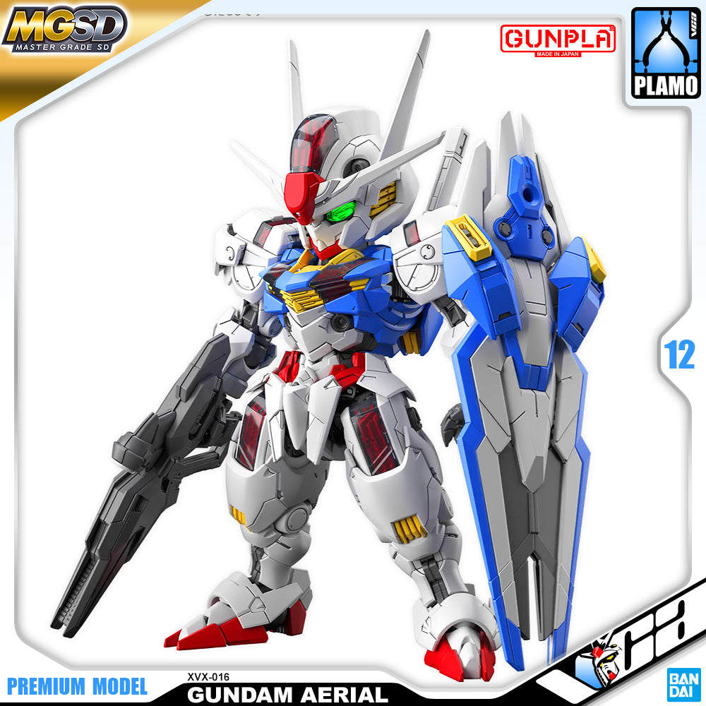 Bandai Namco Gunpla Master Grade SD MGSD Gundam Aerial Action Figure Model Toy Kit VCA Singapore