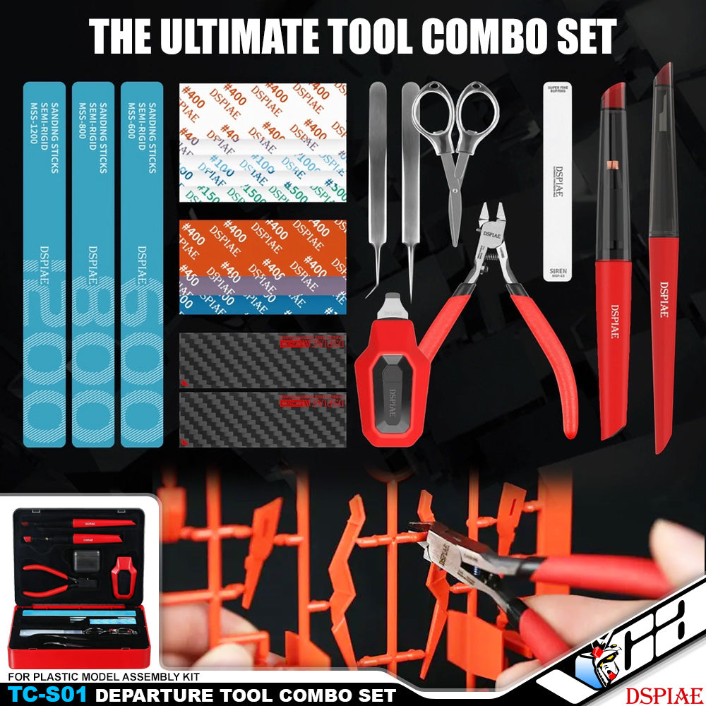 Dspiae TC-S01 Departure Hobby Tool Combo Set Plastic Model Building Kit VCA Gundam Singapore