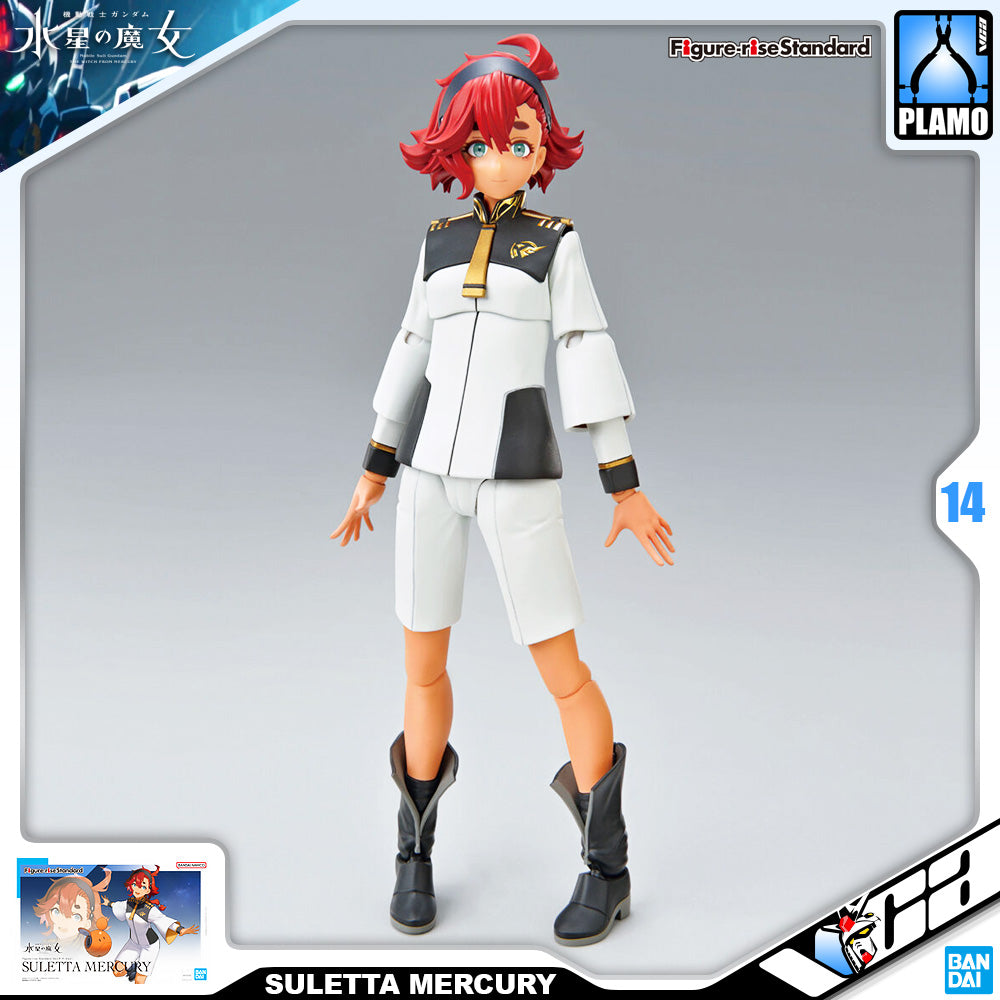 Bandai Figure-Rise Standard Suletta Mercury Girl Character Plastic Model Action Toy VCA Gundam Singapore
