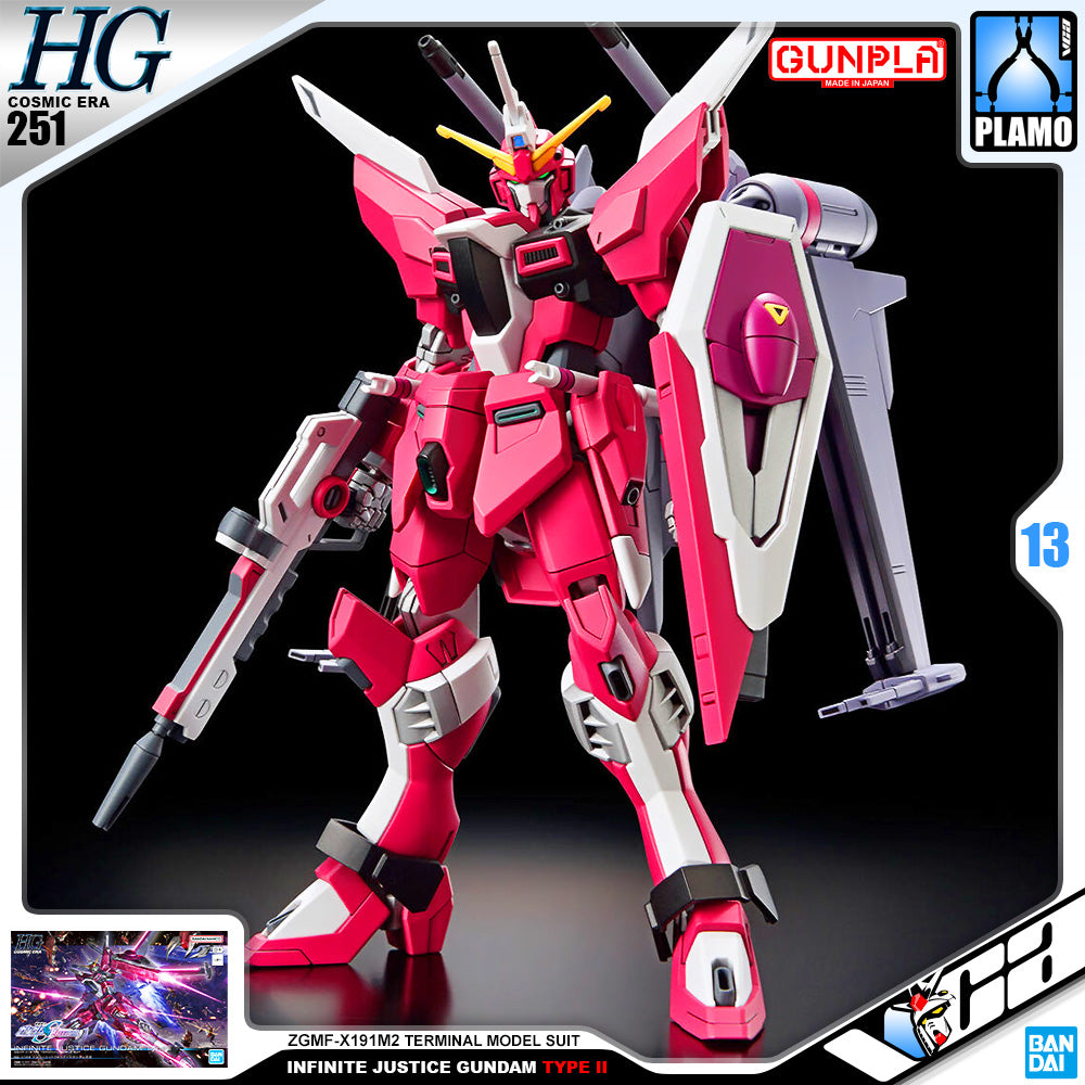 Bandai Gunpla High Grade HG Infinite Justice Gundam Type II Plastic Model Toy VCA Singapore