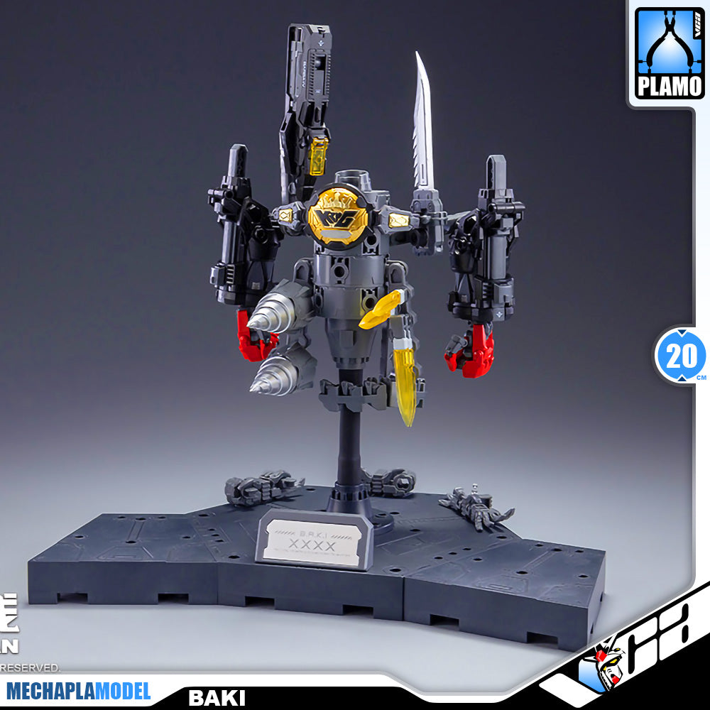 Hemoxian 和模线 拳击手巴奇 Baki Master Grade MG Action Figure Model Toy VCA Gundam Singapore