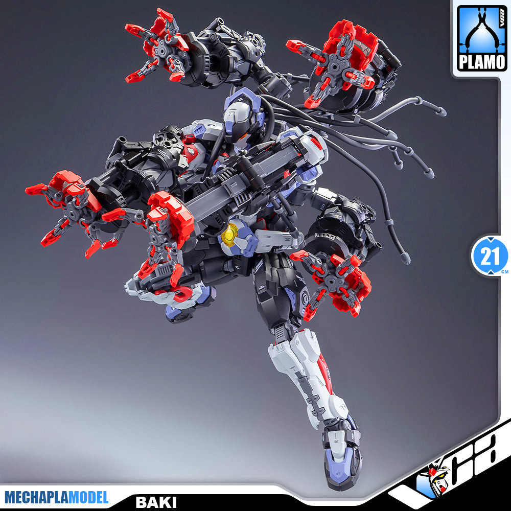 Hemoxian 和模线 拳击手巴奇 Baki Master Grade MG Action Figure Model Toy VCA Gundam Singapore