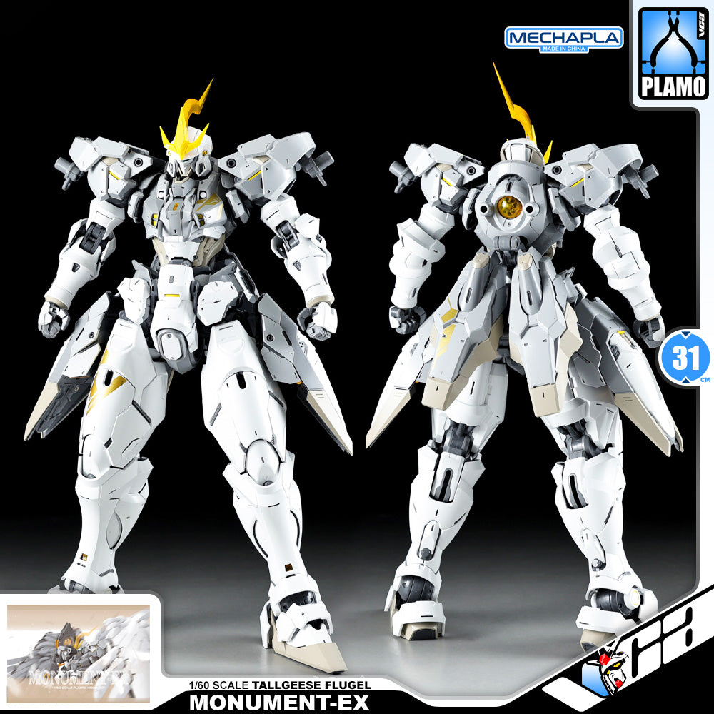Strange Works 奇怪工作室 Monument-EX 丰碑F型 Tallgeese Flugel Perfect Grade 1/60 Action Figure Mechapla Model Toy Kit VCA Gundam Singapore