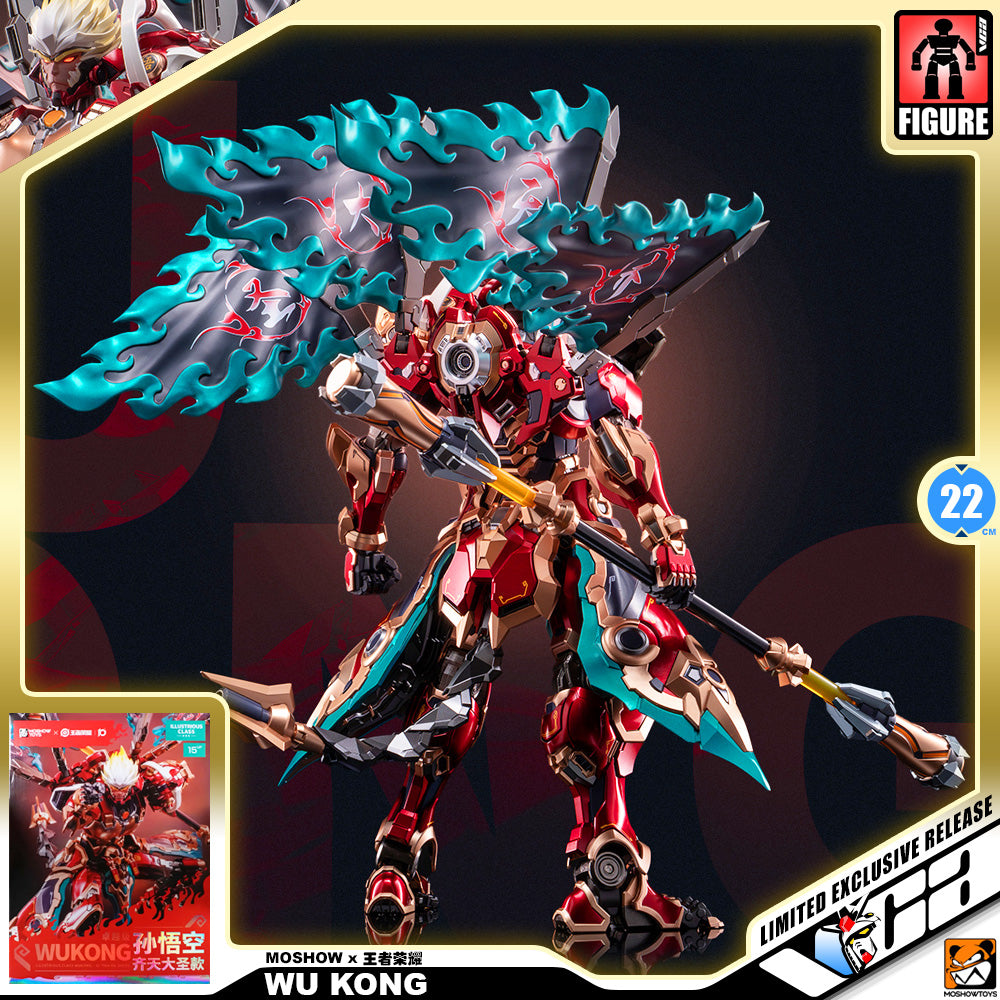 Moshow 模寿 x 王者荣耀 卓越级·孙悟空·齐天大圣 Wu Kong Metal Build Structure Premium Action Figure Model Toy VCA Gundam Singapore