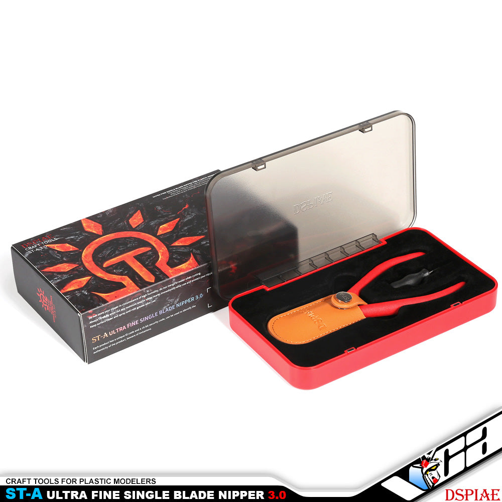 Dspiae ST-A Ultra Fine Single Blade Nipper 3.0 Hobby Runner Sprue Cutter Plastic Model Action Figure Toy VCA Gundam Singapore