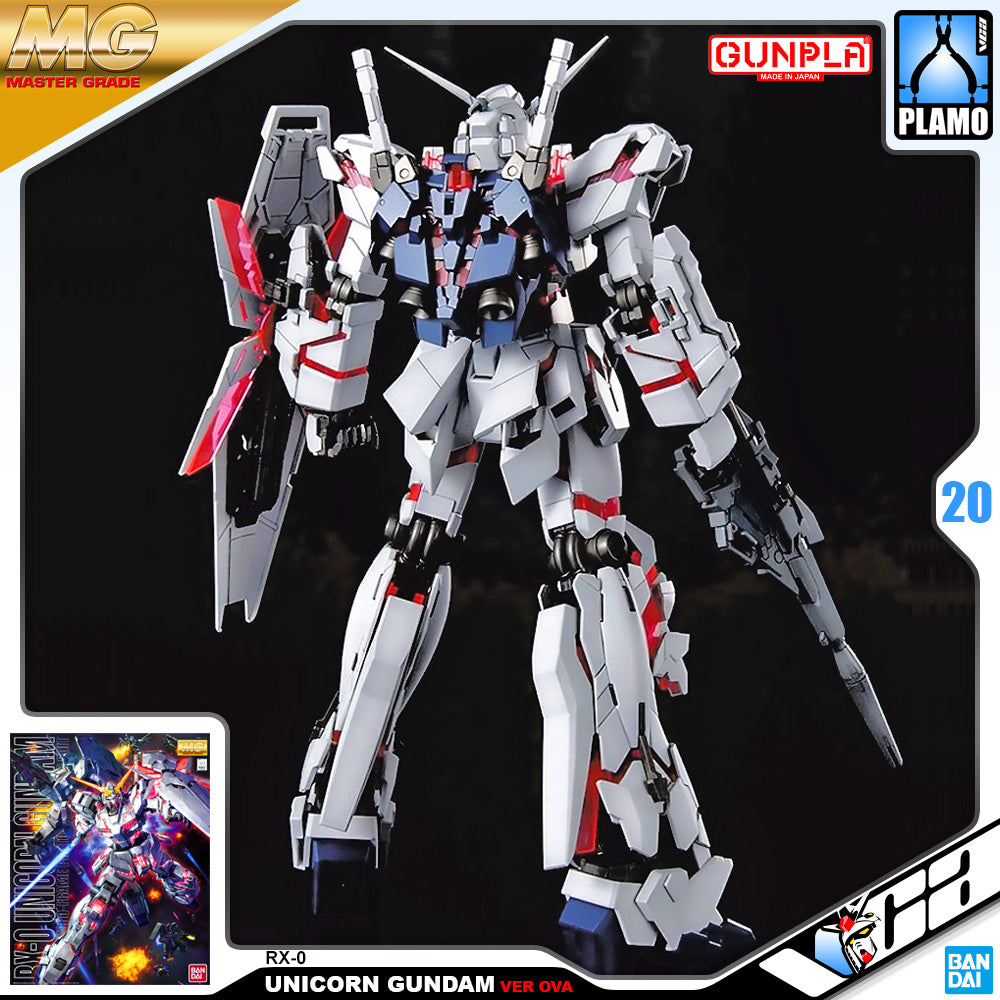Bandai Gunpla Master Grade MG RX-0 Unicorn Gundam Ver OVA Plastic Model Toy VCA Singapore