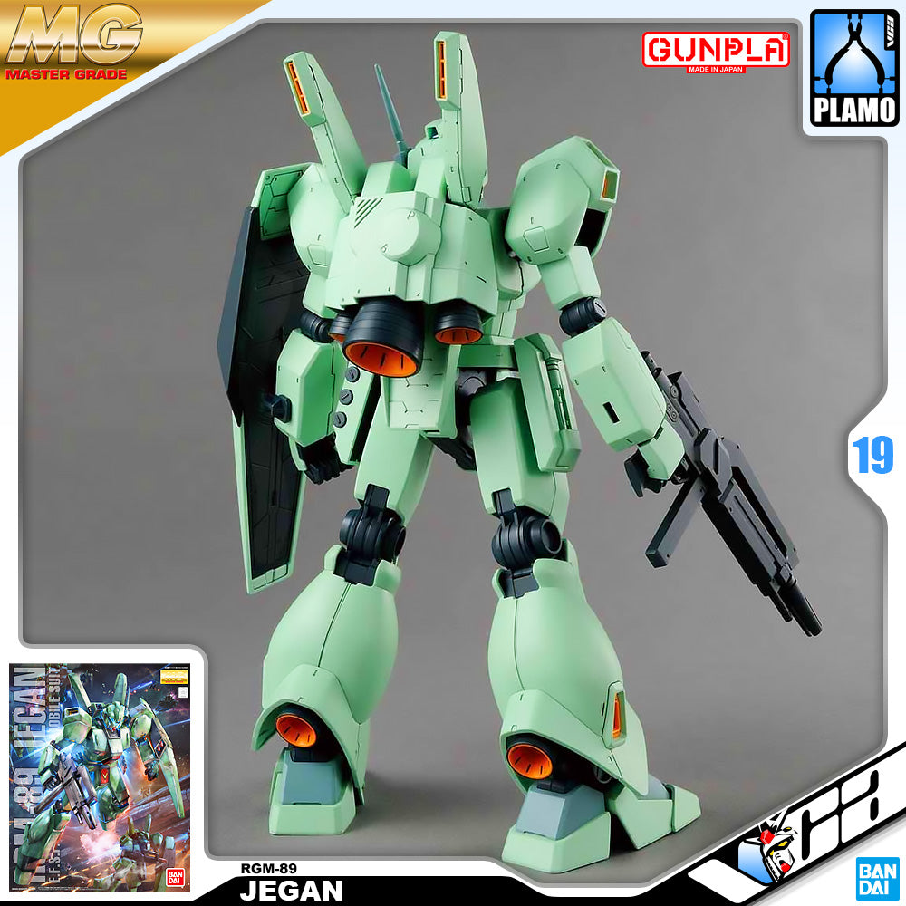 Bandai Gunpla Master Grade 1/100 MG RGM-89 Jegan Plastic Model Action Figure Toy VCA Gundam Singapore